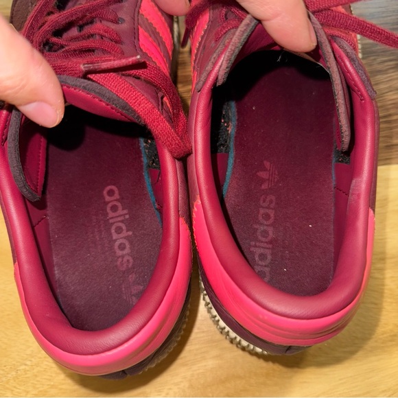 Adidas Sambarose Sneakers in Burgundy and Pink
Size 8 Women's - Picture 5 of 11